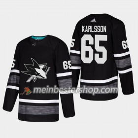 San Jose Sharks Erik Karlsson 65 2019 All-Star Adidas Schwarz Trikot Authentic - Herren